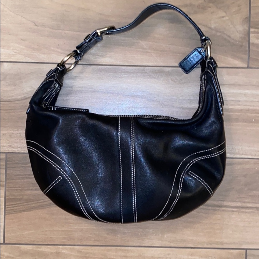 Coach Leather Shoulder Bag